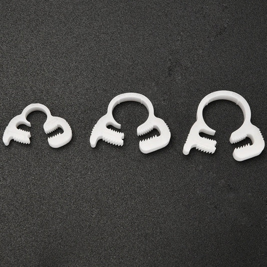 100/pk Tubing Clamps Plastic with Worm Gear , POM Hose Clamps