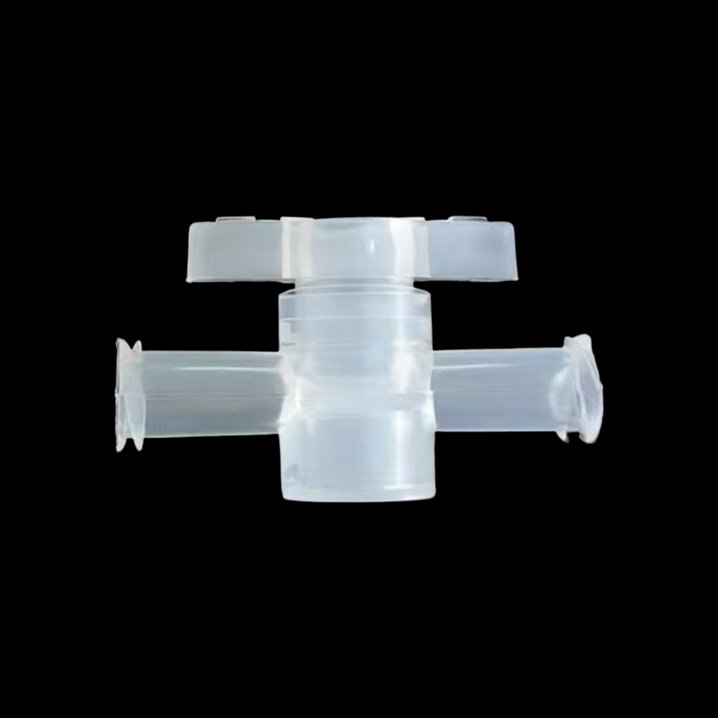 Luer Stopcock Valve 2-Way Female Luer Lock for Medical Lab - Medical-Grade PP, Leak-Proof