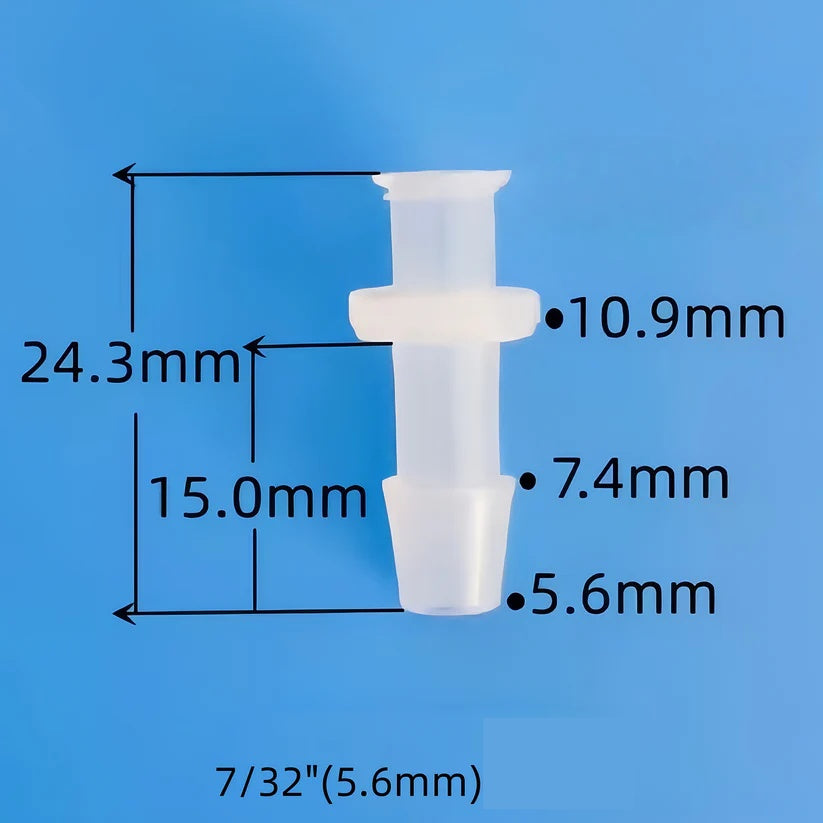 Female Luer Plastic Hose Barb Lock Connector Durable Medical Grade
