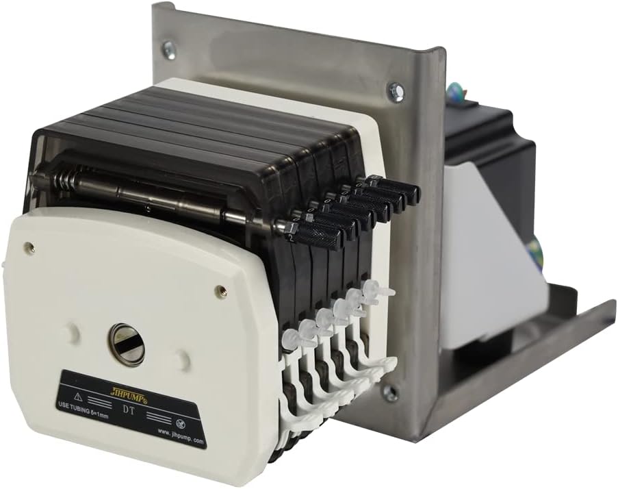 Bomba dosificadora peristáltica multicanal de 24 V con motor paso a paso DT/JBT de alta precisión para dosificación de líquidos analíticos de laboratorio