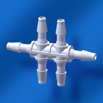 Multi Way F Four, Five,Six,Ten Ports Barb Fittings, Plastic Barbed Connectors 1.6mm 2.4mm 4.mm 4.8mm 5.6mm 6.4mm 8mm