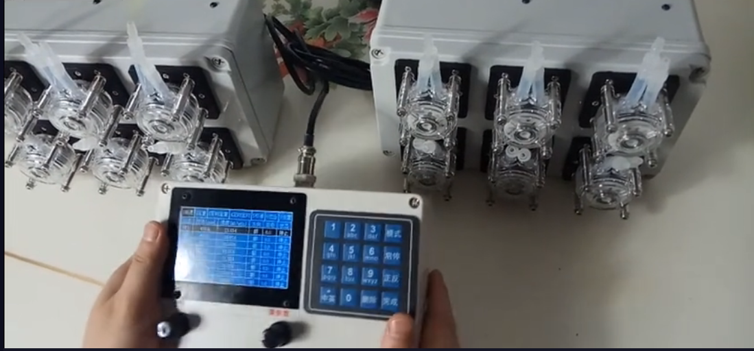 Multi-heads Micro Flow Discharge Intelligent Peristaltic Pump Accurate Metering Pump Food Medical Grade Filling Machine Packaging Support Modbus