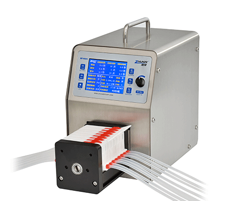 Precision Micro Flow Peristaltic Metering Pump - 8 Channels | BF400HMC8X