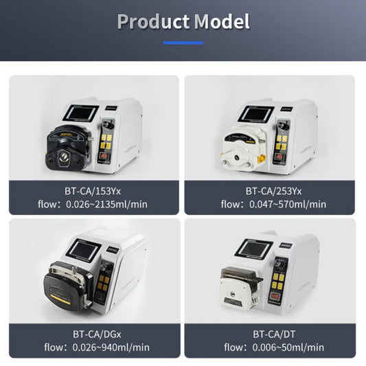 BT-100CA/DT Multi Channels Peristaltic Pump Lab, Multi Heads Pump with Tubing Liquid Pump AC110V -220V