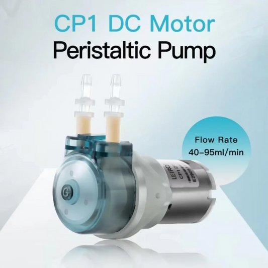 CP1 Mini Peristaltic Pump 12v 24v with DC Motor, Small Liquid Dosing Pump with Pharmed BPT or Silicon Tube