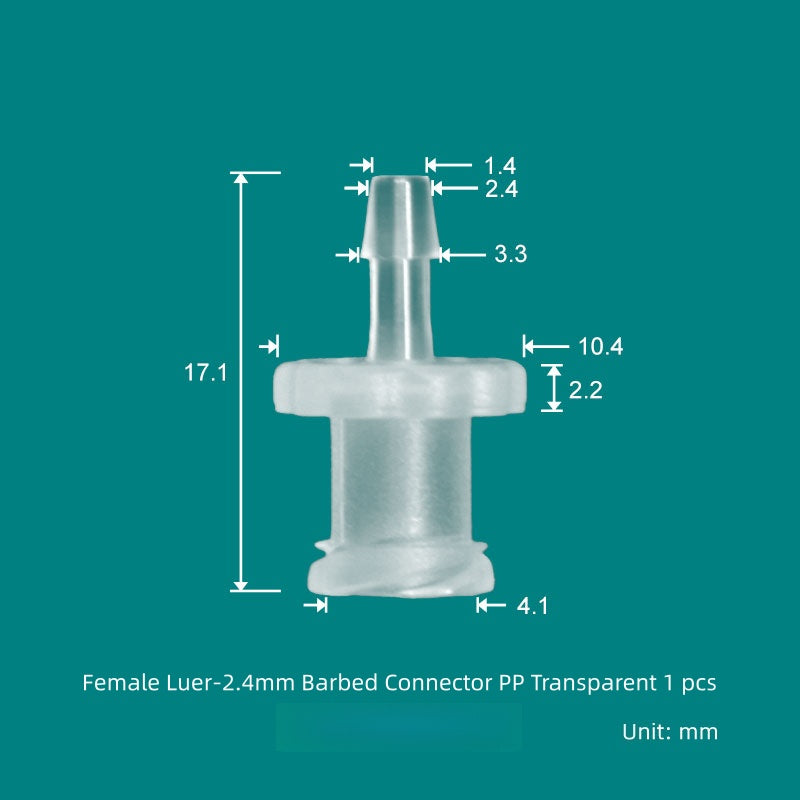 Luer Fittings Barb Luer Lock Adapters Plastic, PP, Medical Luer Fittings Tube Connection