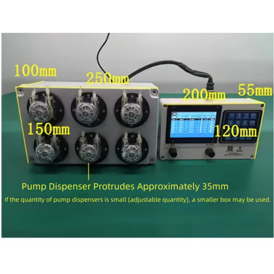 Multi-heads Micro Flow Discharge Intelligent Peristaltic Pump Accurate Metering Pump Food Medical Grade Filling Machine Packaging Support Modbus