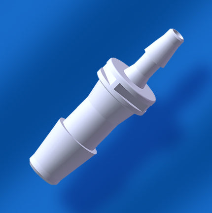 Large Size Plastic Reducer Barbed Connectors - 1/2" to 1"