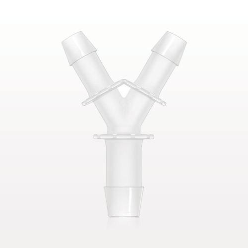 Reducer Barbed Y Fittings Tube Connector 3 Way 2.4mm-5.6mm 3/32 -1/8