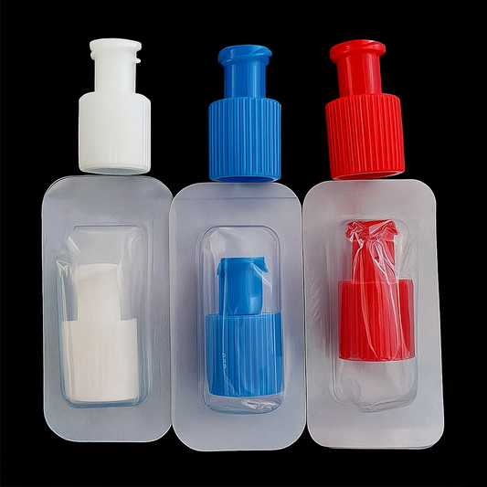 Sterile-Male Luer Lock to Female Luer End Plug for Medical and Laboratory Use - Food-Grade PP, Leak-Proof,Dual-ended