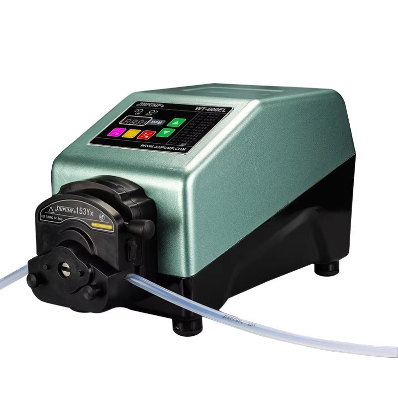 WT-600EL industrial peristaltic pump with optional DG, 153Yx, 253Yx pump heads for dosing and filling applications