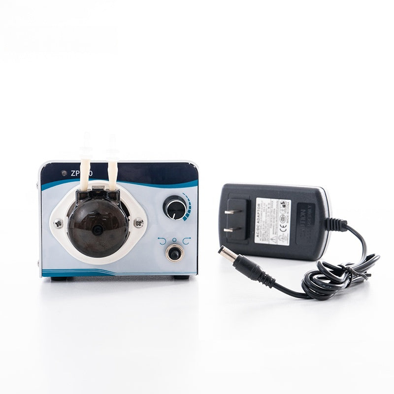 Bomba dosificadora peristáltica de velocidad ajustable de 24 V CC ZP200, compacta, para bombeo de tinta de impresión de equipos médicos