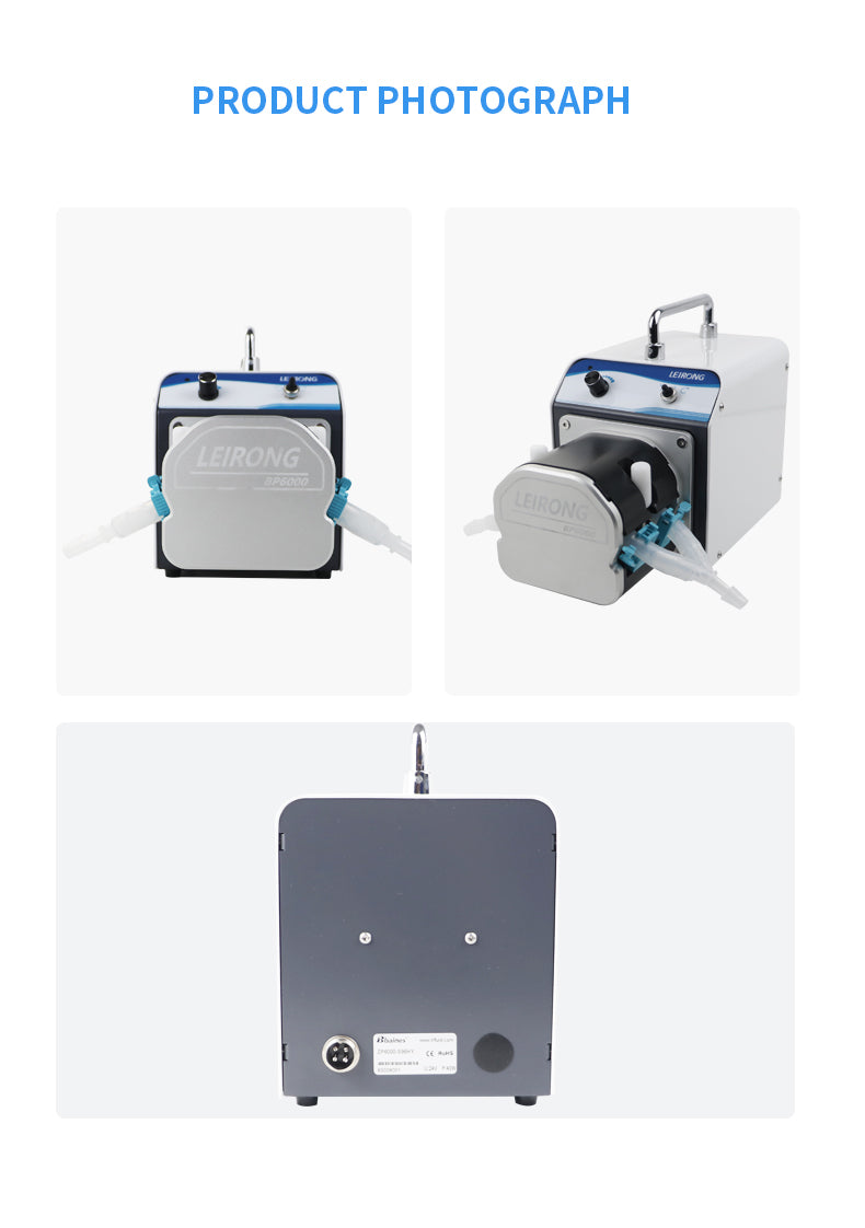 ZP6000 High Flow Dual Channel Peristaltic Pump 280-5800ml/min Variable Speed Reversible
