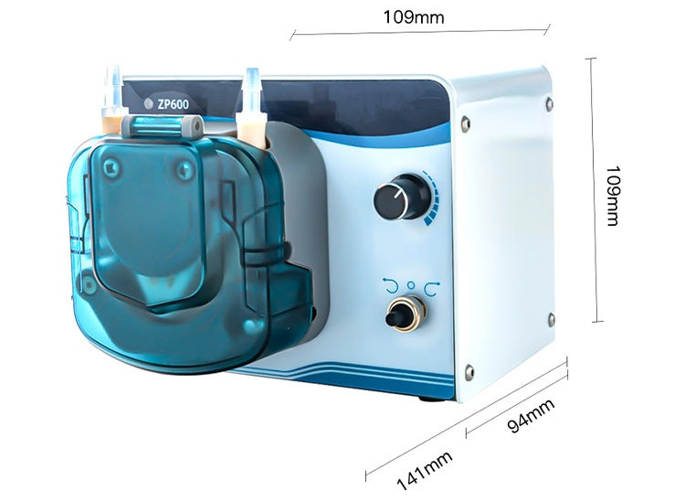 ZP600 Quick Replace Tube Peristaltic Pump Adjustable Speed Laboratory Metering Pump AC120V -220V
