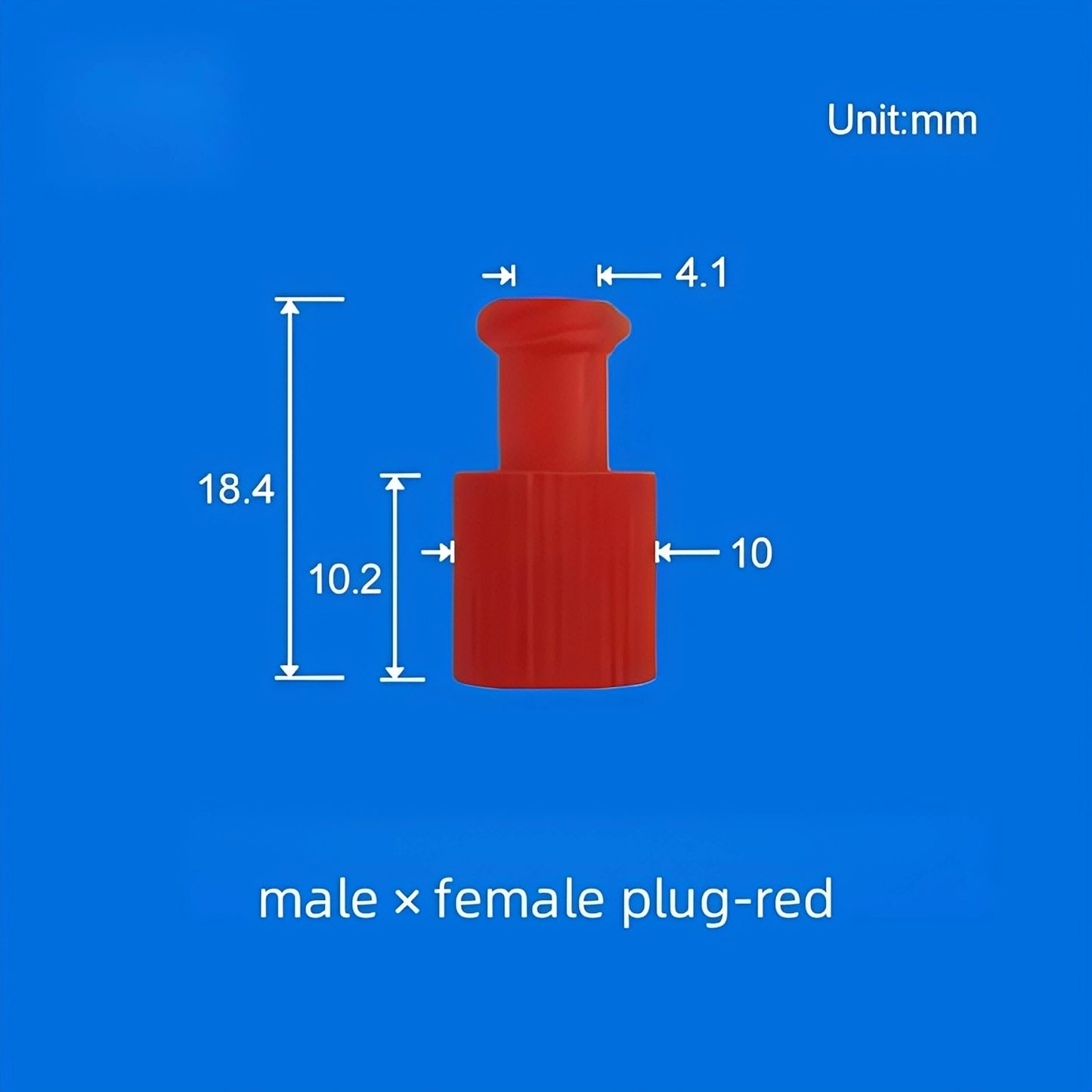 Male and Female Luer Plug Caps Luer Lock Stops Dust-proof