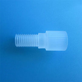 Super Flangeless 1/4-28UNF Fittings Kit Natural PP ,with or Without Ferrule,MOQ 5pcs