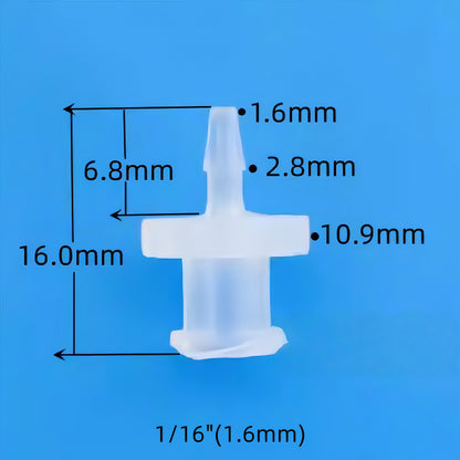 Female Luer Plastic Hose Barb Lock Connector Durable Medical Grade