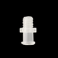 Female Luer Lock to 1/4-28 UNF Male Threaded Connector | Plastic Tube Fitting