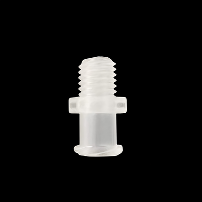 1/4-28 UNF Male Threaded to Female Luer Lock Fitting - Plastic Tube Connector
