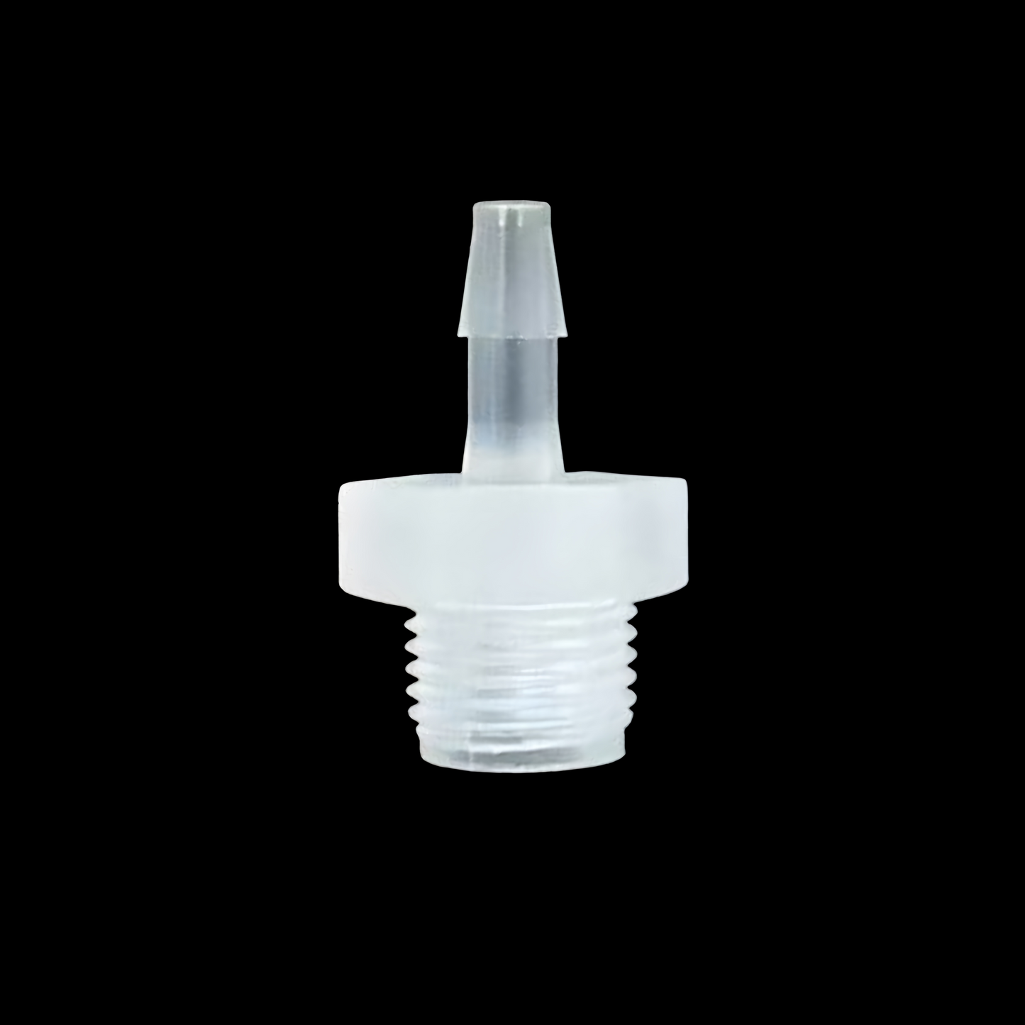 1/8G Male Thread Barbed Connector for Medical & Food Use, Food-Grade PP, Leak-Free & Durable