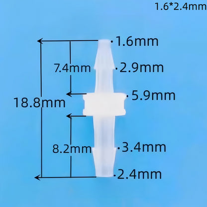Reducer Tube Connectors Barb Fittings – Food‑Grade PP Plastic