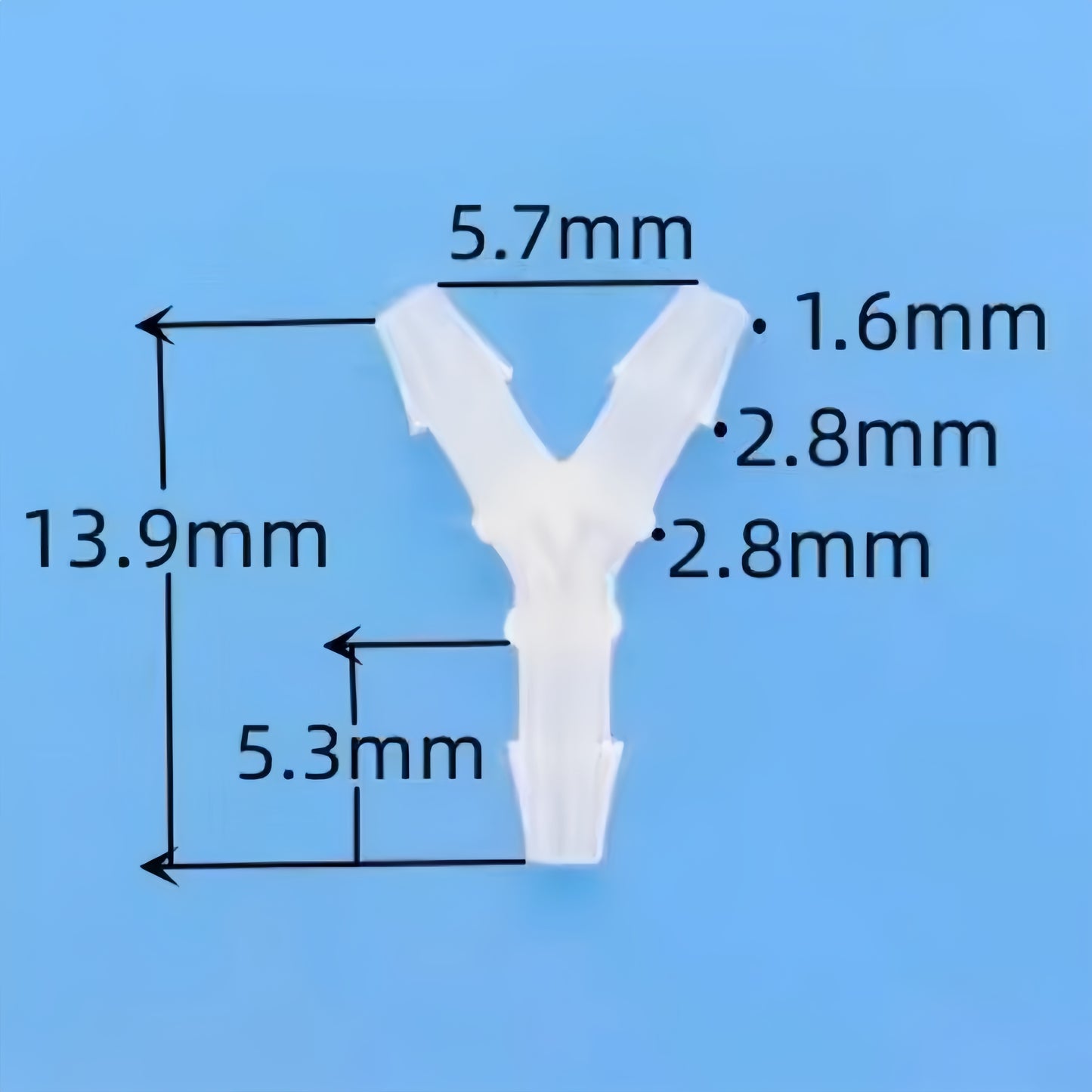 Premium PP Y‑Type Y Barb Connector | Heat & Chemical Resistant