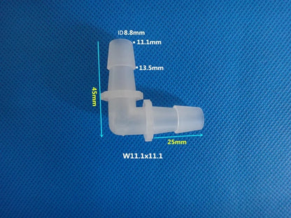 PP Plastic 90 Degree Elbow Hose Barb Fitting Large Sizes 12mm 14mm 16mm 20mm Comparison
