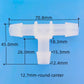 Equal Diameter T-Type Barbed Tee Connector – Durable PP Plastic Hose Joint for Secure and Leak-Free Plumbing