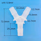 Premium PP Y‑Type Y Barb Connector | Heat & Chemical Resistant