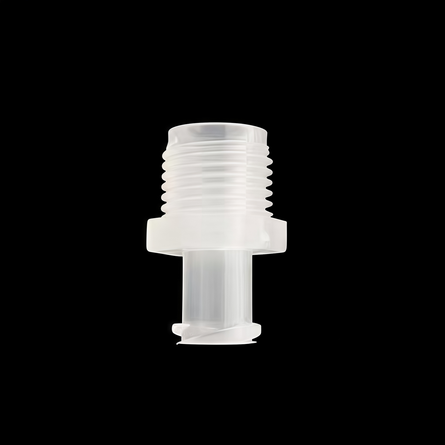 Female Luer→Male 1/8G Thread Connector-Straight and Elbow (L-type)— Food-Grade PP Luer Lock Adapter