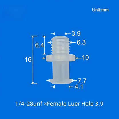 Female × Female Luer Lock Fittings,Male × Male Luer Lock Tube Connector ,PP