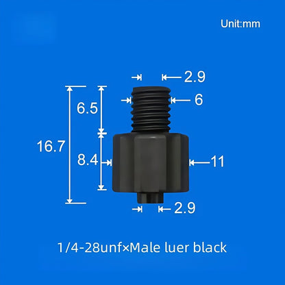 Female × Female Luer Lock Fittings,Male × Male Luer Lock Tube Connector ,PP