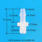 10-32UNF Male Thread Straight Connector | Food Grade PP Micro Hose Fitting