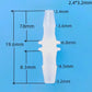 Reducer Tube Connectors Barb Fittings – Food‑Grade PP Plastic