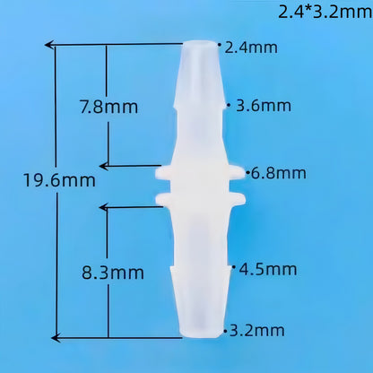Reducer Tube Connectors Barb Fittings – Food‑Grade PP Plastic