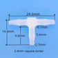 Equal Diameter T-Type Barbed Tee Connector – Durable PP Plastic Hose Joint for Secure and Leak-Free Plumbing
