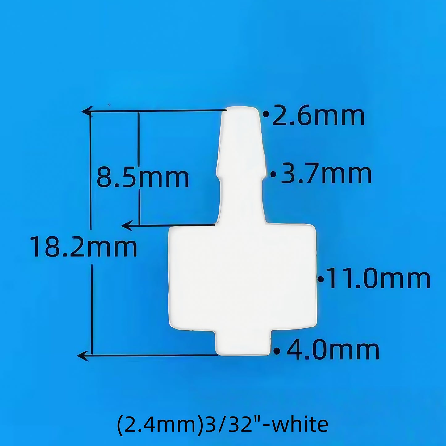High-Purity Male Luer Barb Connector — Food-Grade PP, Leak-Resistant
