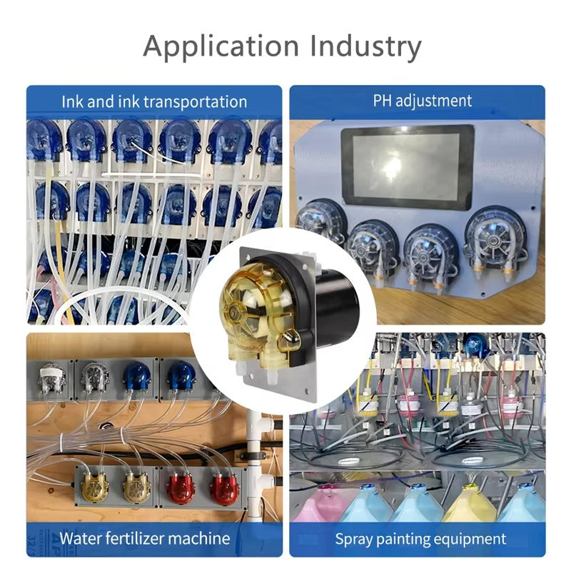 204KA Peristaltic Pump | High-Precision Dosing, Tool-Free Tube, Low Pulsation