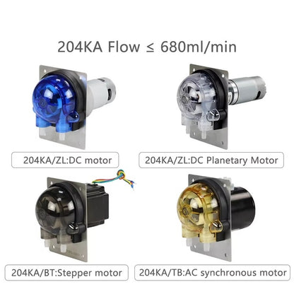 204KA Peristaltic Pump | High-Precision Dosing, Tool-Free Tube, Low Pulsation