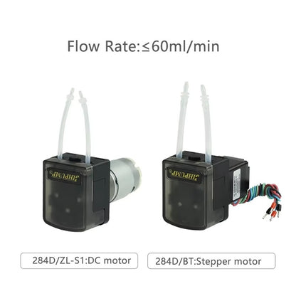 284D Easy-Loading Peristaltic Pump – Compact 4-Roller Precision Dosing Solution