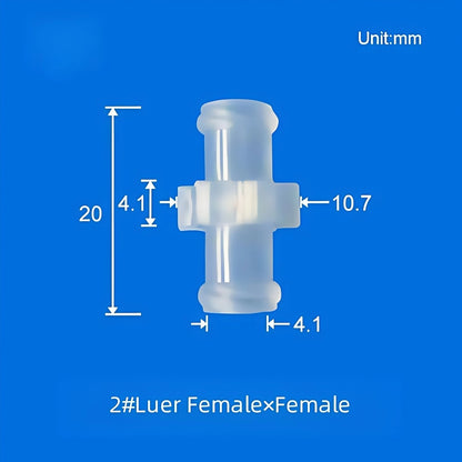 Female × Female Luer Lock Fittings,Male × Male Luer Lock Tube Connector ,PP