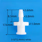 Female Luer Plastic Hose Barb Lock Connector Durable Medical Grade