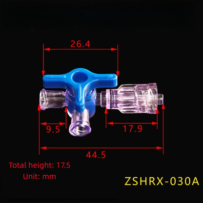 3-Way Luer Stopcock with Luer Connections - Sterile/Unsterile (50/pk)