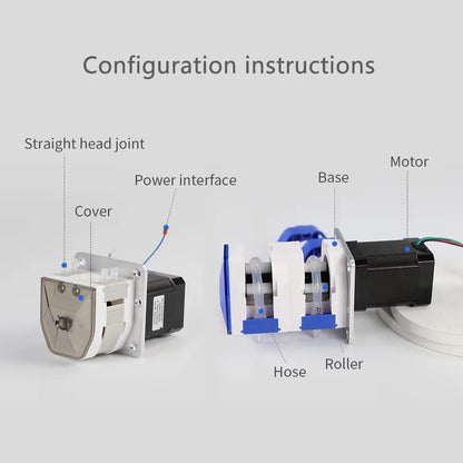 334K Peristaltic Pump - 0.3~210 ml/min, Multi-Channel, Low Pulsation, High Accuracy