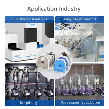 334K Peristaltic Pump - 0.3~210 ml/min, Multi-Channel, Low Pulsation, High Accuracy