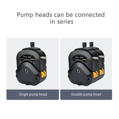 353YJLT Peristaltic Pump Head Comparison - Single and Dual Head Options

