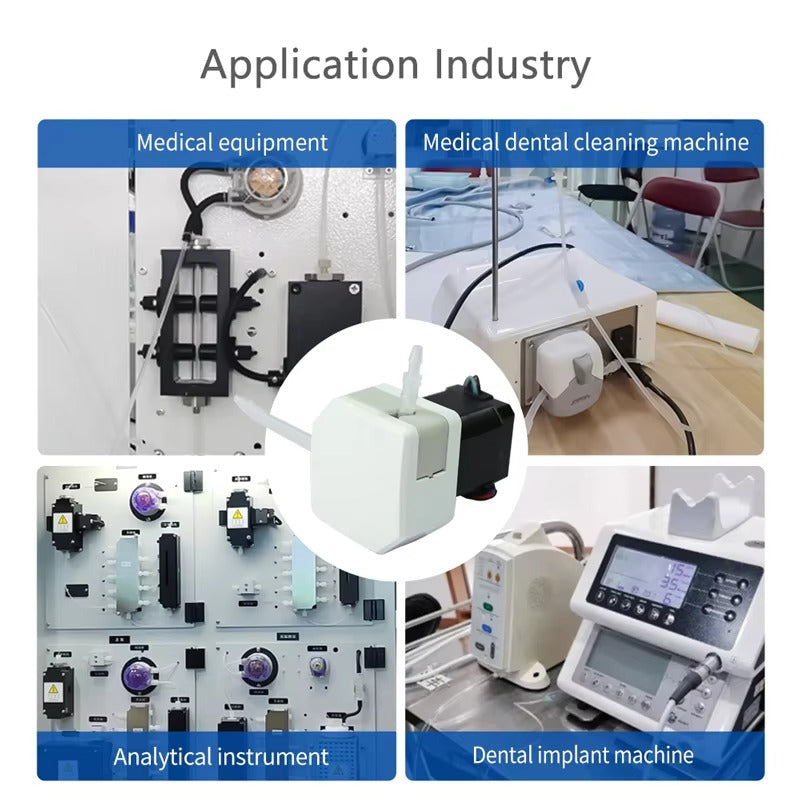 384Y Easy-Loading Peristaltic Pump | Flow Rate ≤ 215 ml/min | Compact Low-Pulse Tube Pump