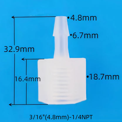 1/4NPT Female Thread Connector, High-Sealing Plastic