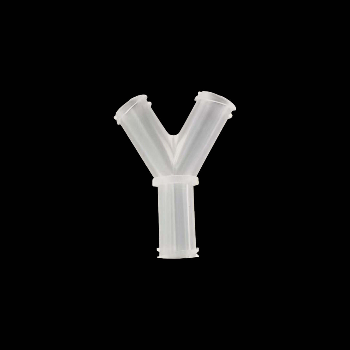 3-Way Y-Type Female to Female Luer Lock Connector for Medical and Lab Use
