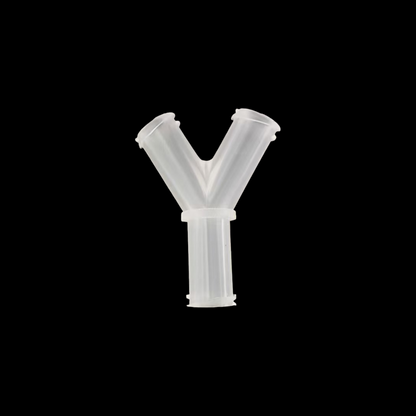 3-Way Y-Type Female to Female Luer Lock Connector for Medical and Lab Use
